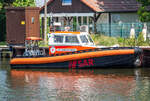 Seenotrettungsboot EVA AHRENS-THIES seit August 2020 in Ueckermünde im Einsatz.