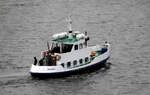 Das 20m lange Passagierschiff SEEADLER am 10.10.24 in Peenemünde