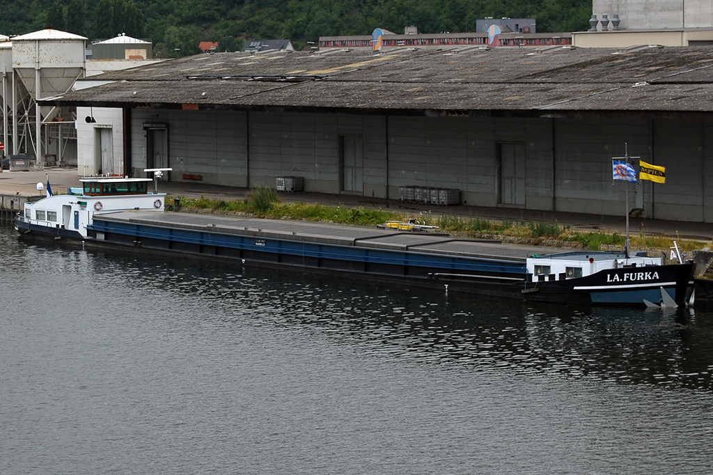 02.07.2017 die  LA.FURKA  im Hafen Plochingen