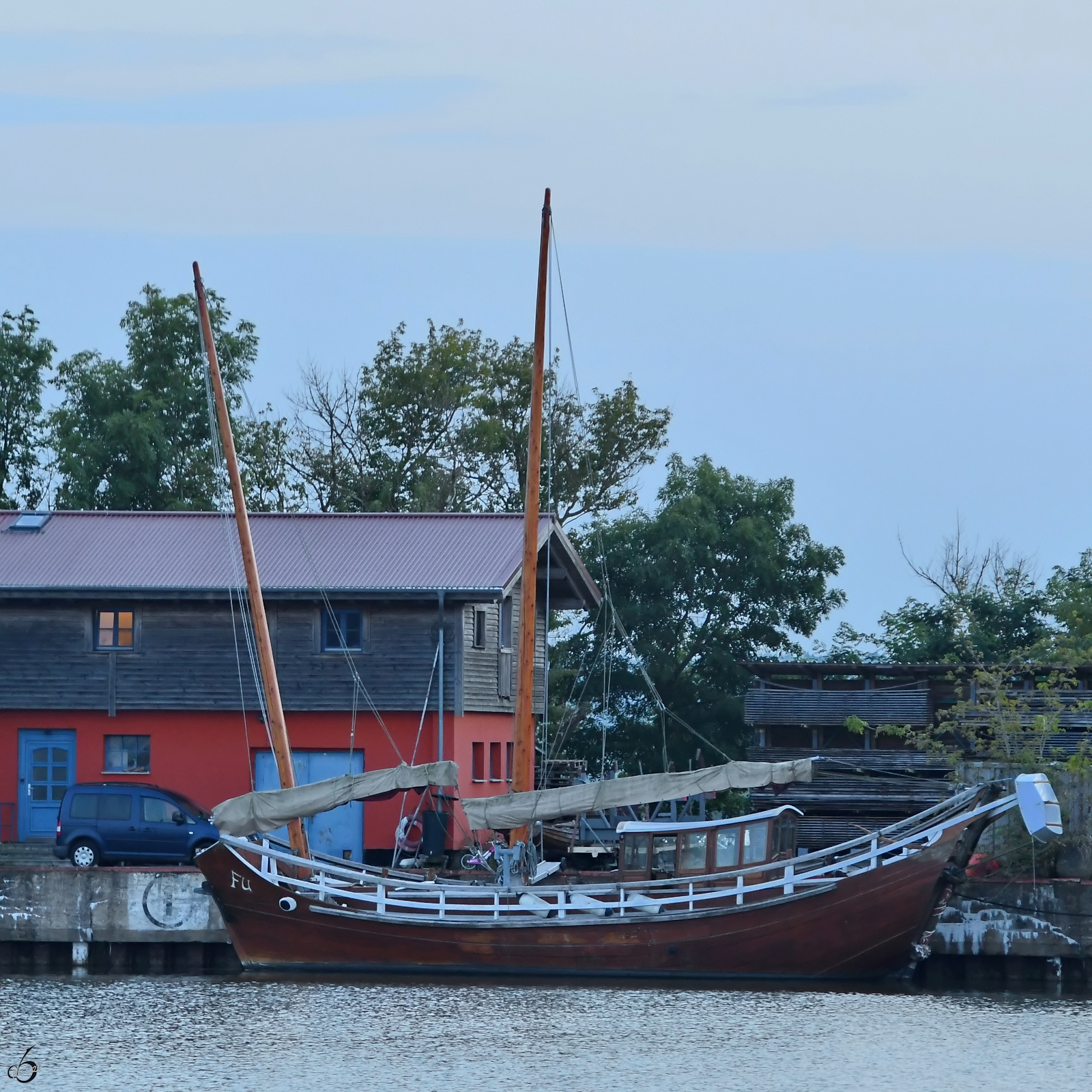 Anfang September habe ich in Peenemünde das Segelboot FU entdeckt.