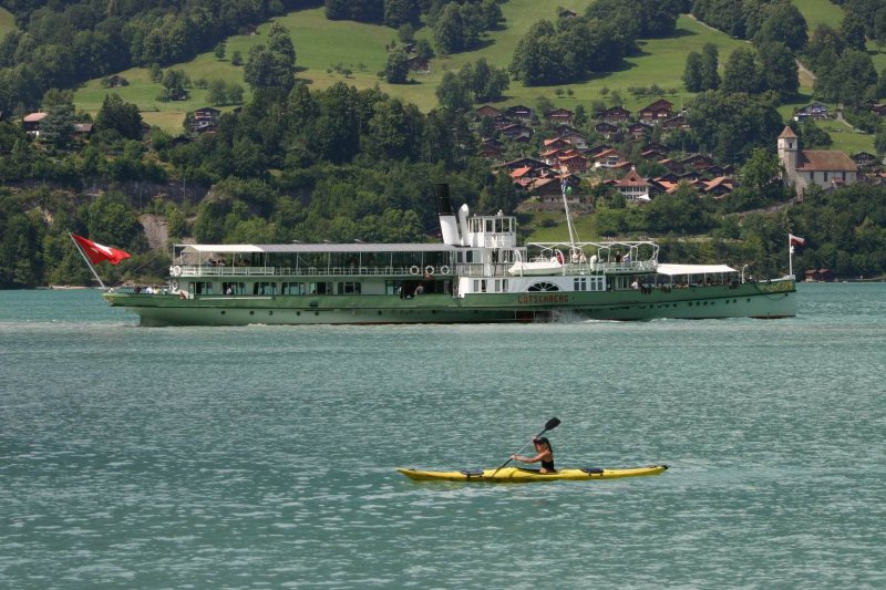 Dampfschiff Ltschberg Brienzersee Schweiz 