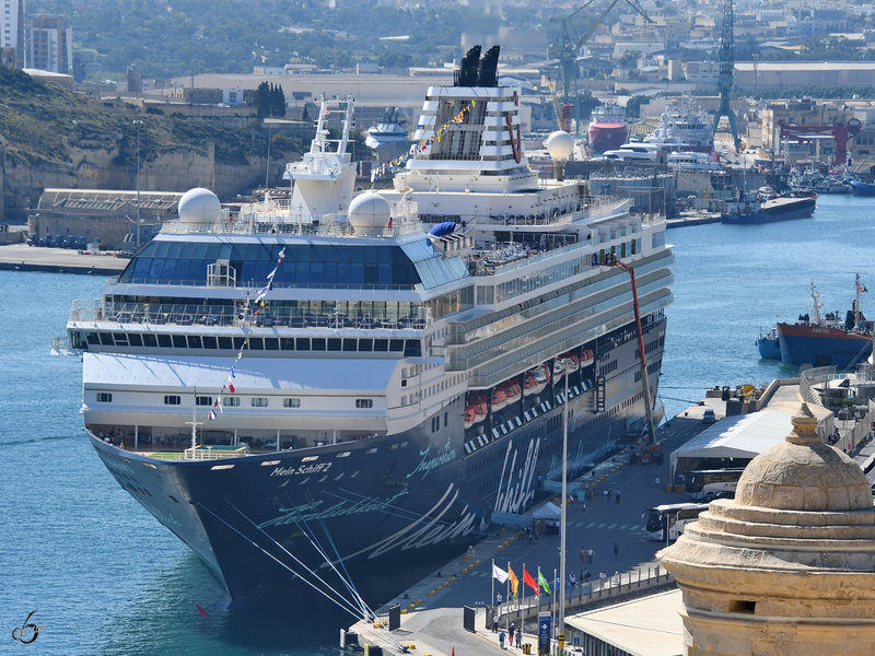 Das Kreuzfahrtschiff Mein Schiff 2 Hat Im Oktober 2017 In