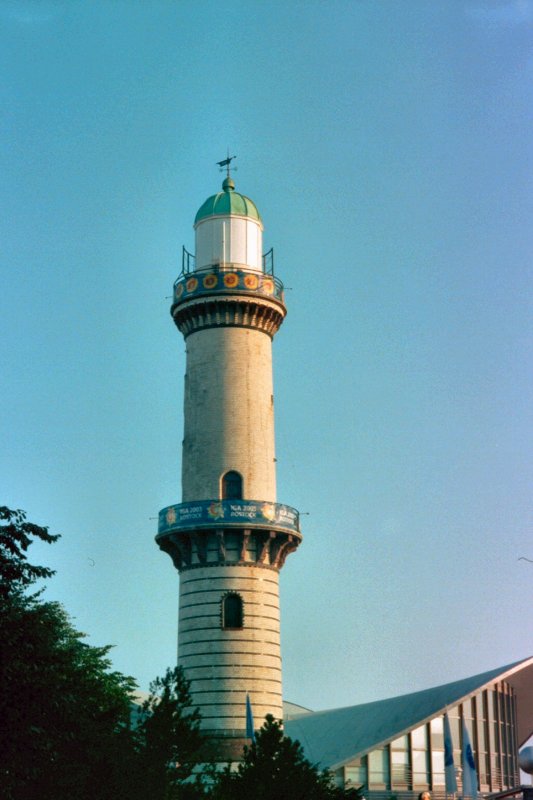 Leuchtturm von Warnemnde, Sommer 2004