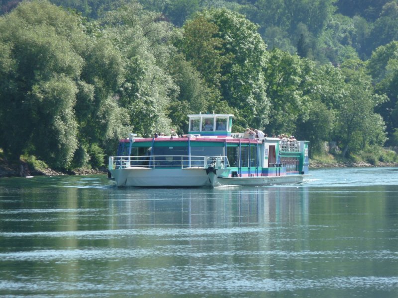  MS Siesta unterwegs auf der Aare bei Bren an der Aare am 13.06.2009