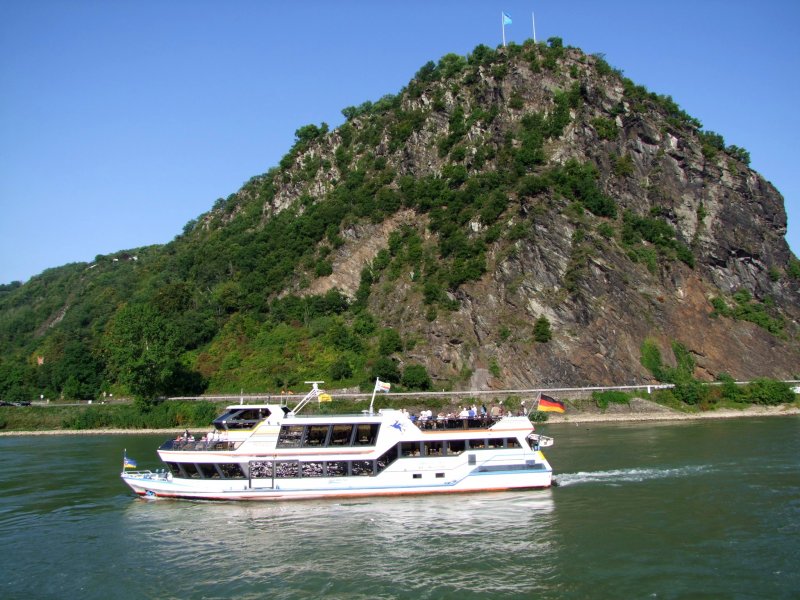 PEGASUS vor dem Loreley-Felsen;080827