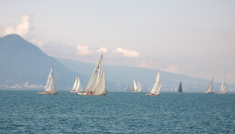 Segelboote legen sich in den Wind.
(25.07.2008)