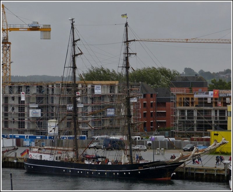 Segelschiff 2 Master Roald Amundsen Aufgenommen In Ihrem