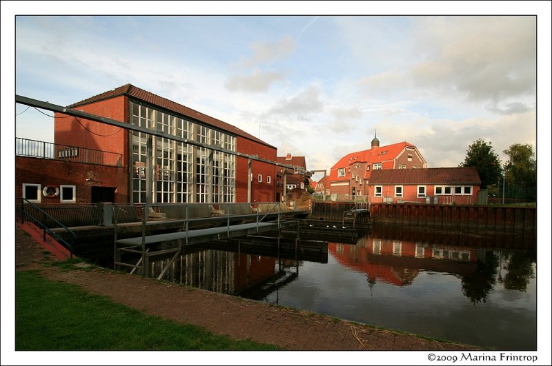 Siel- und Schpfwerk von Neuharlingersiel in Ostfriesland