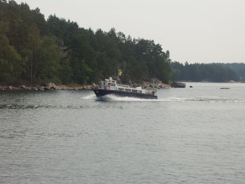 Stockholm-MS  Hunter  in der Nhe von Vaxholm