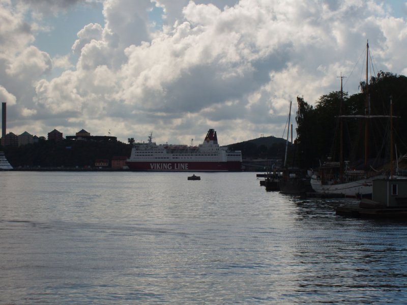 Stockholm-Skeppsholmen und Viking Line Terminal