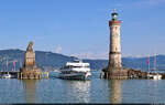 Vor österreichischer Bergkulisse läuft am frühen Abend MS  Konstanz  im Hafen Lindau ein.

🧰 Bodensee-Schiffsbetriebe GmbH (BSB)
🕓 30.7.2024 | 18:04 Uhr