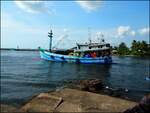 Vietnamesische Fischerboote im Hafen Duo Duong auf der Insel Phu Quoc 12.2.2025.