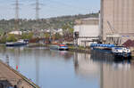 MTS TAUNUS II (211520350), GEBR MNICH (211458160) & RESONARE (211221550) im Hafen Plochingen 06.04.2024