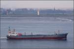 Die 1983 gebaute EBERHARD (IMO 8209652) fhrt am 28.12.2008 Weser abwrts. Sie ist 105 m lang, 15 m breit und hat eine GT von 3075. Heimathafen ist St. John's (Antigua and Barbuda).