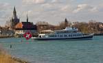 Saisonstart: MS Zrich der Schweizerischen Bodensee Schifffahrtsgesellschaft vor Konstanz (02.04.2010)