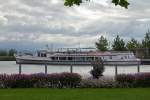  MS Schaffhausen  der Schifffahrtslinie Untersee-Rhein im Hafen von Kreuzlingen (24.07.2011)