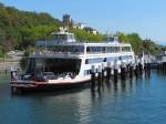 Fhrschiff  Meersburg  am Fhranleger in Meersburg (06.09.2011)