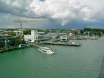 Blick auf den Hafen von Friedrichshafen am 12.08.06