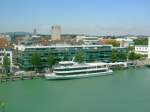 Blick auf den Hafen von Friedrichshafen.