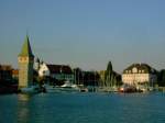 Blick auf den Hafen von Lindau.