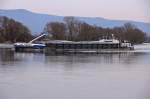 GMS  Carl Presser  (04016660) aus Bamberg auf Bergfahrt bei Stephansposching/Donau im Kreis Deggendorf. 18.02.2014