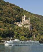 MS   Swiss Diamond   zu Berg unterhalb Burg Rheinstein am 26.9.2009