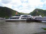 MS  Boppard  der KD am Anleger in St. Goar, 02.06.06.