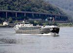 GMS LYDIA ENI 02313791 L.80 m B.8,20 m T.1263 Flagge Niederlande auf dem Rhein zu Berg am 02.08.2024 in Andernach.