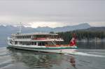 Fahrgastschiff  Waldsttter  auf dem Vierwaldsttter See in Luzern (23.10.2006)