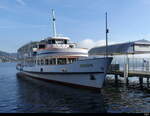 Vierwaldstättersee - Motorschiff EUROPA im Hafen von Luzern am 2024.10.21