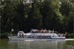 Sonntagsausflug mit der LYRA auf dem Stichkanal Osnabrck. Die 1964 gebaute LYRA war vor ihrem Einsatz auf dem Stichkanal als IRENE zwischen Basel und Straburg im Einsatz.