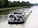 GMS LEANBA ENI 02300258 L.80 m B.8 m T.1155 Baujahr 1925 Flagge Niederlande auf dem WDK am 06.09.2024 in Datteln.