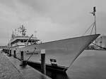 Die Luxusyacht SANSSOUCI STAR (IMO: 8105064) wurde 1982 gebaut und ist hier Anfang Juni 2024 im Hafen von Flensburg zu sehen.