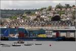 Die 1985 gebaute PERSEAS (IMO 8511029) liegt am 28.05.2012 in Teignmouth. Sie ist 82 m lang, 11 m breit, hat eine GT von 1.587 und eine DWT von 2.380 t. Heimathafen ist St. John's (Antigua and Barbuda).