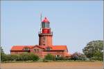 Das Orientierungs- und Warnfeuer Buk ist seit 1878 in Betrieb. Der Turm selber ist nur 21 m hoch, durch die Lage auf dem Bastorfer Berg nahe Khlungsborn ist sein Feuer jedoch 95 m ber dem Meeresspiegel. Aufnahmedatum: 28.05.2005