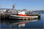 Der 1955 in Island gebaute Schlepper MAGNI gehrt zum Bestand des Vikin Maritime Museums in Reykjavik. Die MAGNI ist 28 m lang, 8 m breit und war bis 1987 im Einsatz, auch als Lotsenversetzer und Eisbrecher. Dahinter liegt das Kstenwachschiff ODINN. Zur Zeit ist eine 2006 gebaute MAGNI im aktiven Einsatz. 19.09.2012