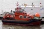 Das Lotsenversetzboot HANSE 2 liegt am 12.03.2011 in Cuxhaven. Es ist 7,50 m lang, 2,60 m breit, hat eine Maschinenleistung von 157 kw und ist bis zu 18 kn schnell.