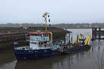  Akke  - IMO 8842064 - Dredger - Bj. 1943 - Hamburger Hafen - 21.01.2011...