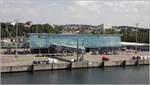 Am Norwegenkai in Kiel werden die Fähren nach Oslo abgefertigt. Er befindet sich am Ostufer der Kieler Förde. 17.07.2018