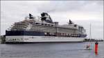 Heckansicht der CELEBRITY CONSTELLATION (IMO 9192399) an ihrem Liegeplatz in Rostock-Warnemnde am 17.06.2011. 