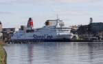 Fährschiff MS Trelleborg im Stadthafen Rostock. Aufnahme vom 22.03.2015. Standort Ufer in Gehlsdorf.