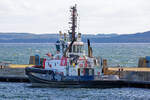 VB FRITZI (IMO 9863924) liegend im Mukraner Hafen.