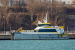 HST EUNA (IMO 9883974) liegend im Sassnitzer Hafen mit der fast identischen HARRI (nächstenBild). - 23.03.2025
