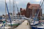 Im Hafen von Stralsund. Sommer 2009.