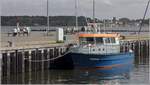 Das 1996 gebaute Streifenboot WERDER liegt am 29.07.2018 in seinem Heimathafen 
Stralsund. Es ist 13,20 m lang und 4,20 m breit. Die beiden Maschinen leisten zusammen 198 kW und ermöglichen eine Höchstgeschwindigkeit von 23 kn. 