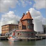 Neben dem Lotsenhaus in Stralsund befindet sich der Liegeplatz des DGzRS-Seenotrettungsbootes WALTER ROSE. 07.05.2019