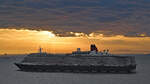 QUEEN VICTORIA (Cunard) am Morgen des 12.12.2024 im Hafen von Lissabon / Portugal