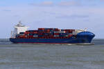 Containerschiff  EM KEA  vor Maasvlakte/Rotterdam 5.6.2024