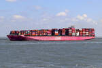 Containerschiff  ONE HUMBER  vor Maasvlakte/Rotterdam 5.6.2024