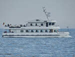 Das Fahrgastschiff NORDWIND (IMO: 9506241) ist hier auf der Ostsee zu sehen.